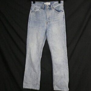 DENIM FORUM - The Jane 70's Super High Boot - 30L | size 28 | Blue Denim Jeans
